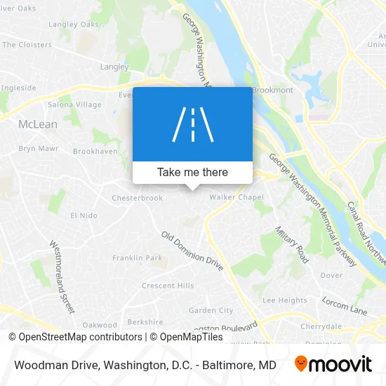 Woodman Drive map