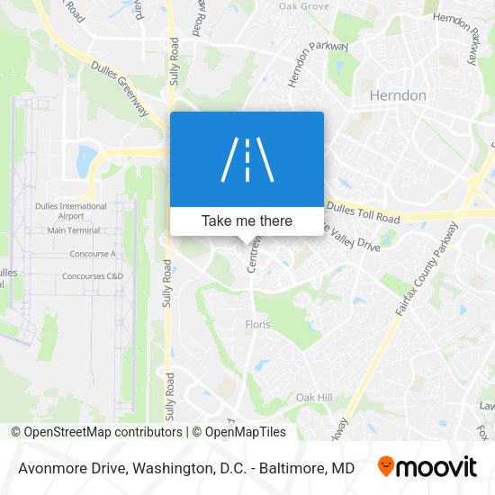 Avonmore Drive map