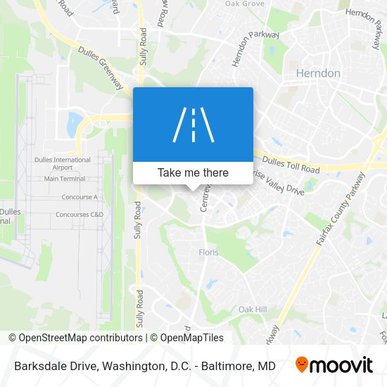 Mapa de Barksdale Drive