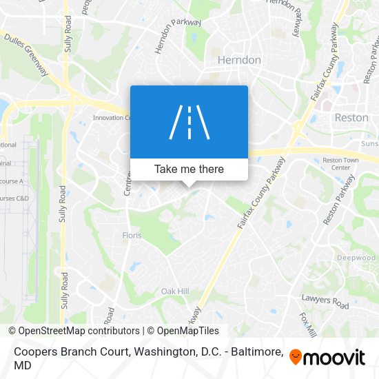 Coopers Branch Court map