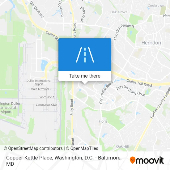 Copper Kettle Place map