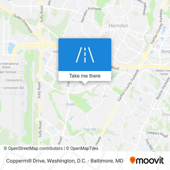 Coppermill Drive map