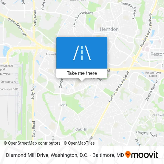 Diamond Mill Drive map