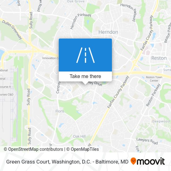 Green Grass Court map