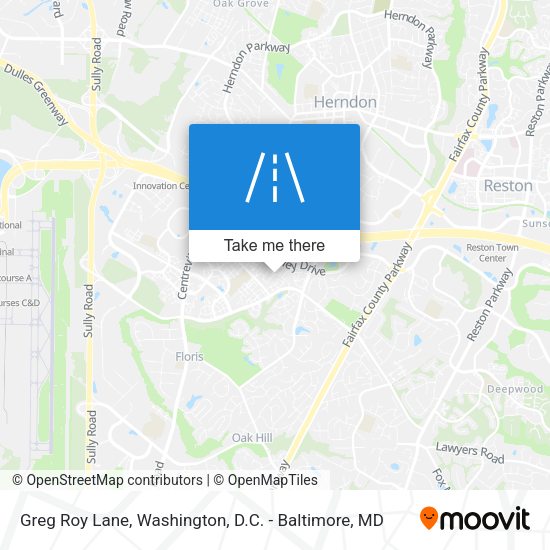 Greg Roy Lane map