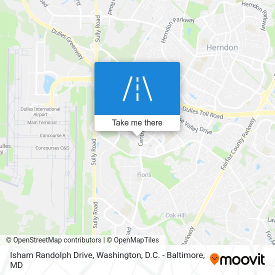 Isham Randolph Drive map