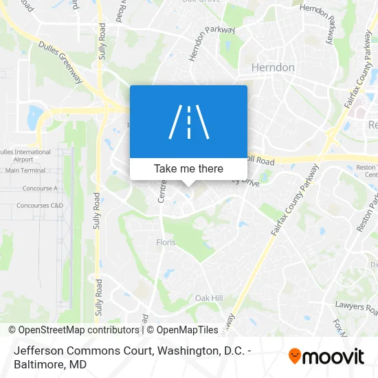 Jefferson Commons Court map