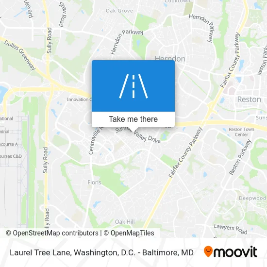 Laurel Tree Lane map