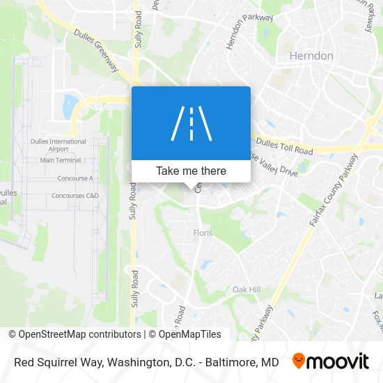 Red Squirrel Way map