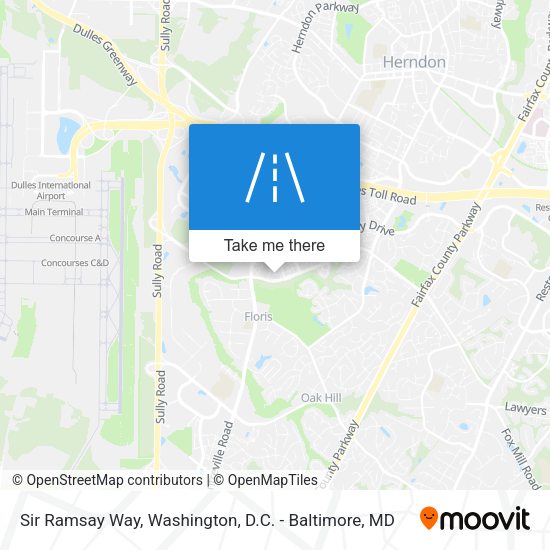 Sir Ramsay Way map