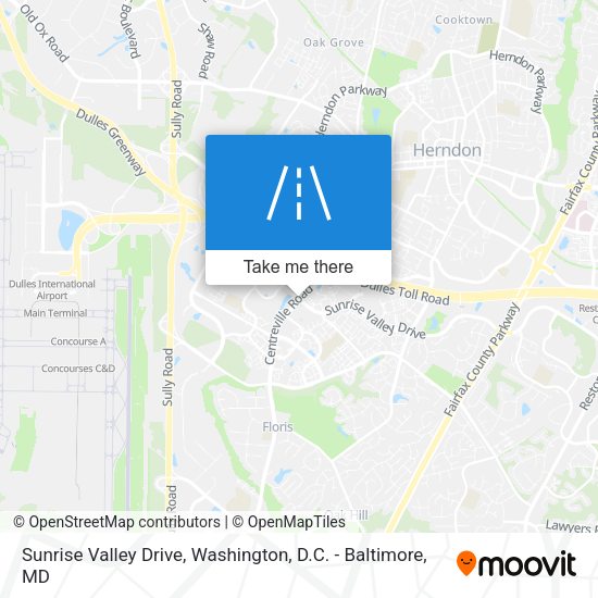 Mapa de Sunrise Valley Drive