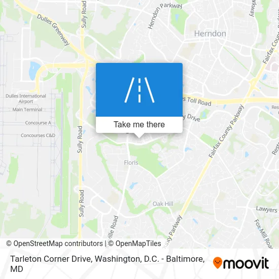 Tarleton Corner Drive map