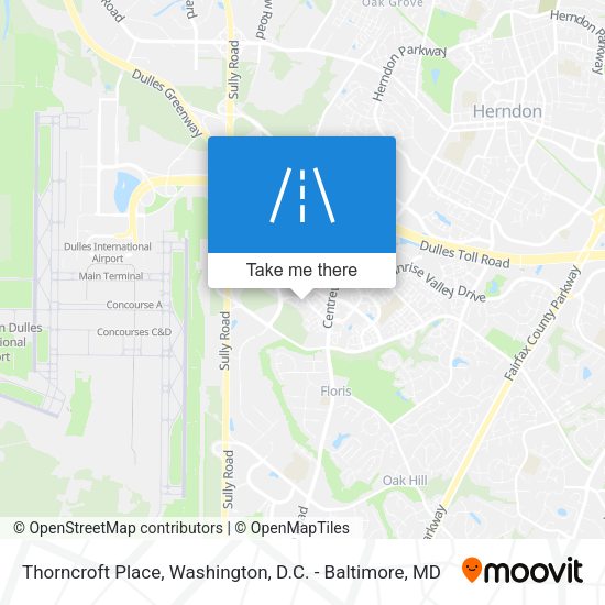 Mapa de Thorncroft Place
