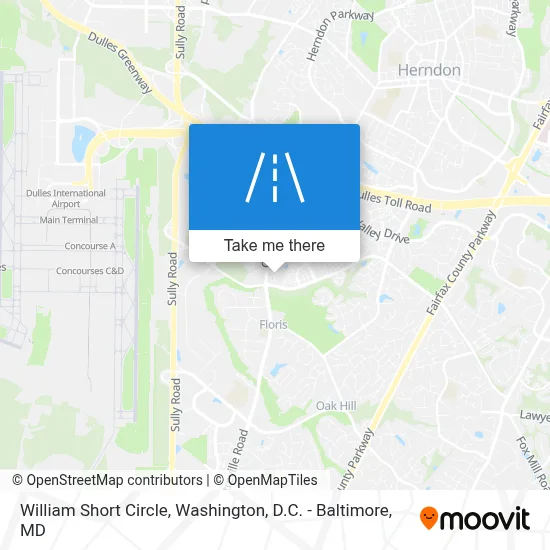 William Short Circle map