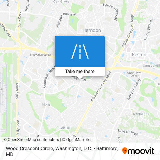 Wood Crescent Circle map