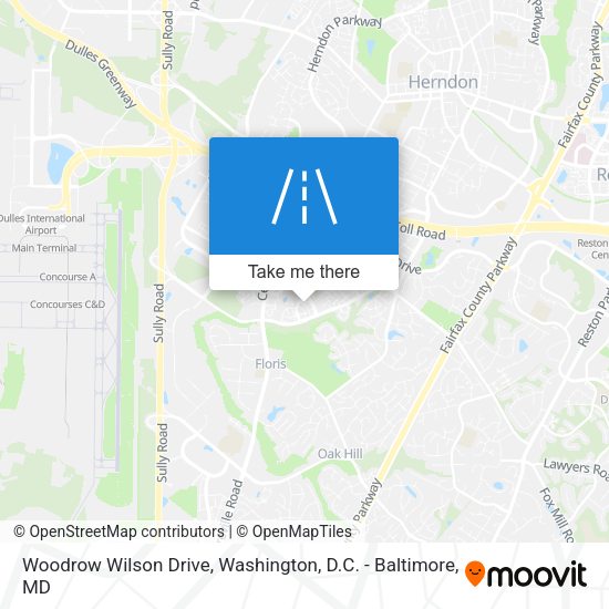 Woodrow Wilson Drive map
