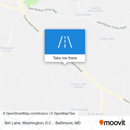 Bet Lane map