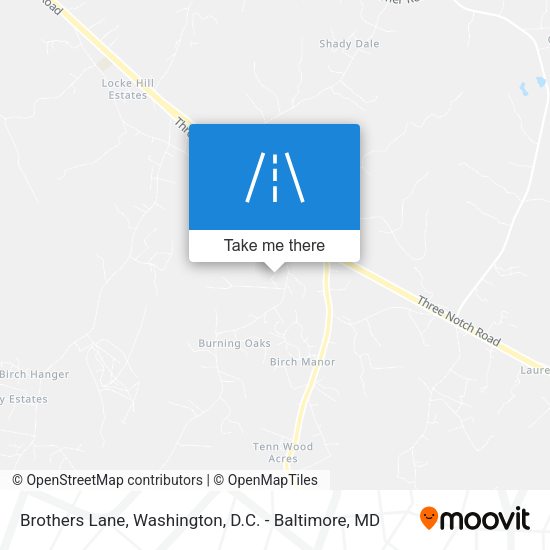 Brothers Lane map