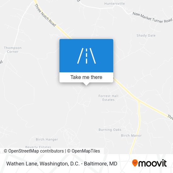 Wathen Lane map