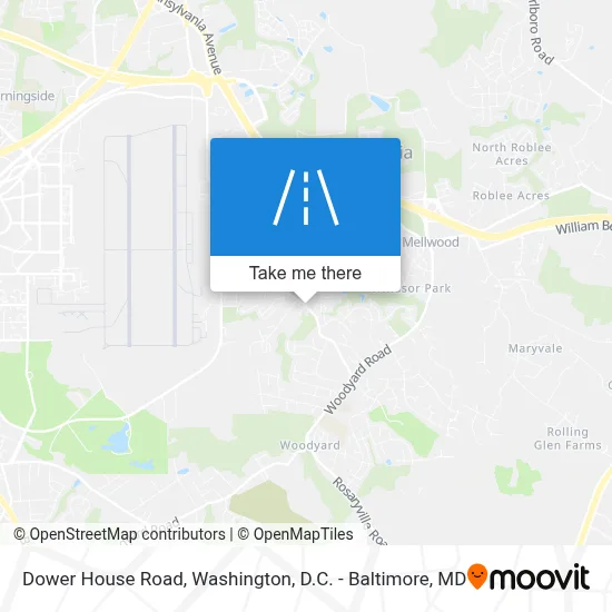 Dower House Road map