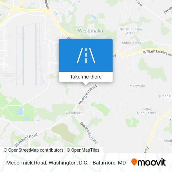 Mapa de Mccormick Road