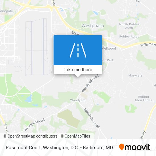 Rosemont Court map