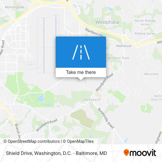 Shield Drive map