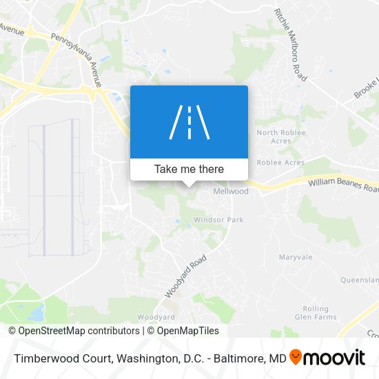 Mapa de Timberwood Court