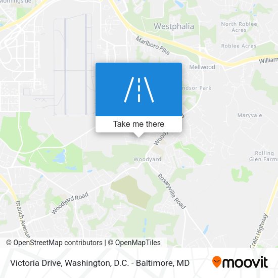 Mapa de Victoria Drive