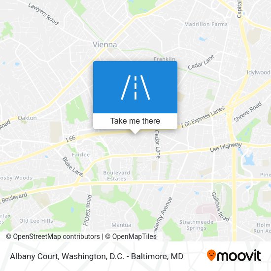 Albany Court map