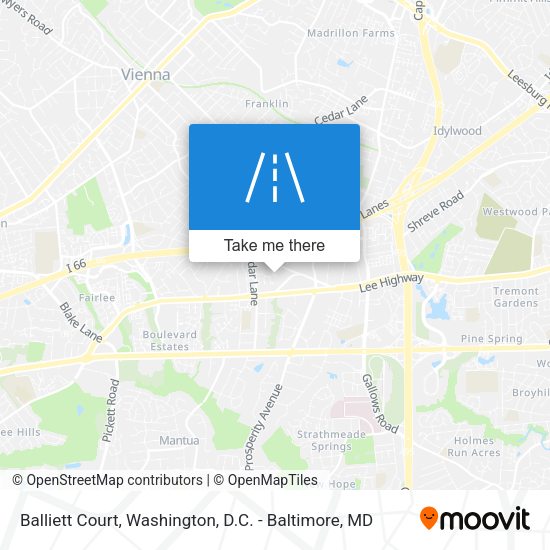 Balliett Court map