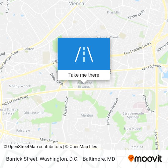 Barrick Street map