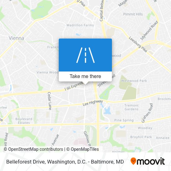 Belleforest Drive map