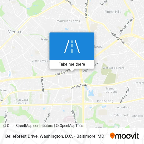 Belleforest Drive map