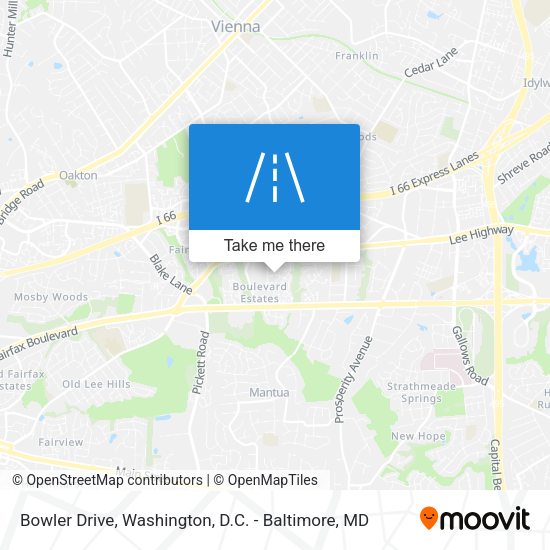 Bowler Drive map