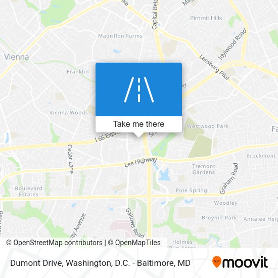 Dumont Drive map