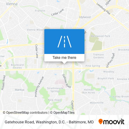 Mapa de Gatehouse Road