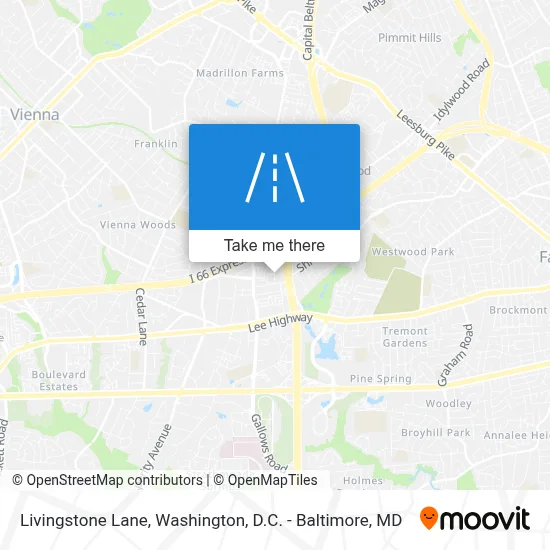 Livingstone Lane map