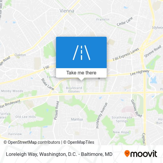 Loreleigh Way map
