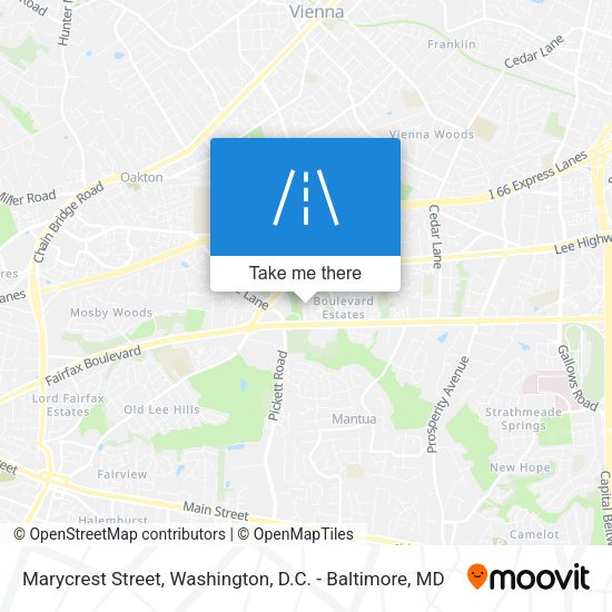 Marycrest Street map