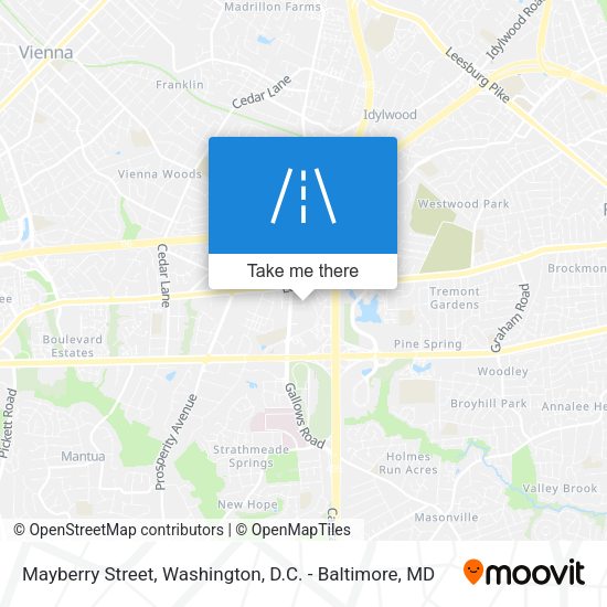 Mayberry Street map