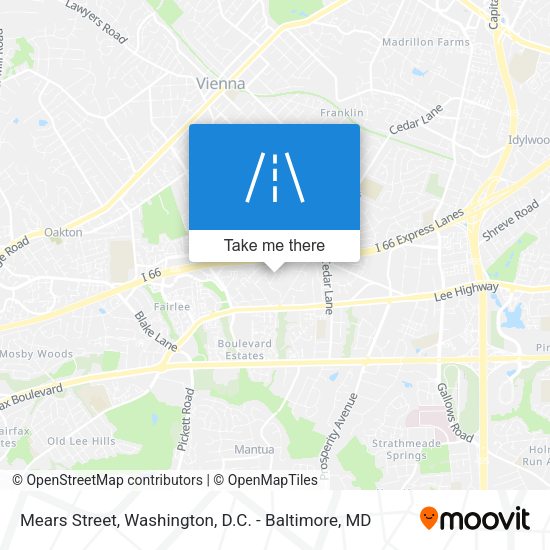 Mears Street map