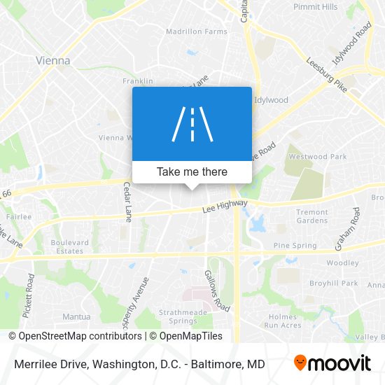 Merrilee Drive map