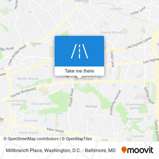 Millbranch Place map