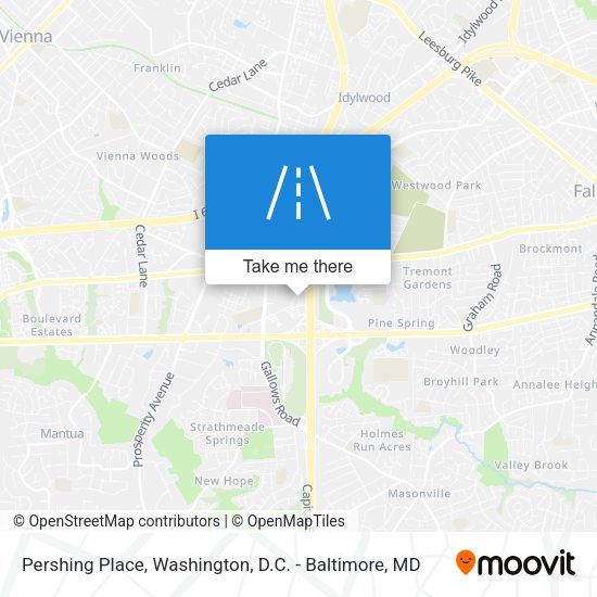 Pershing Place map