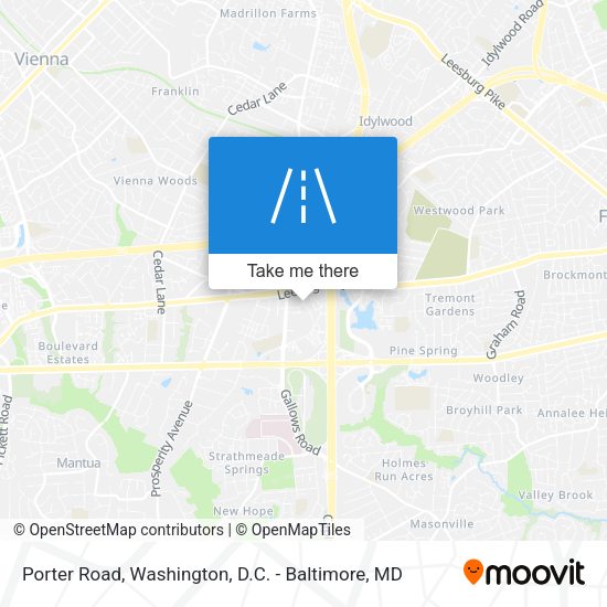 Porter Road map