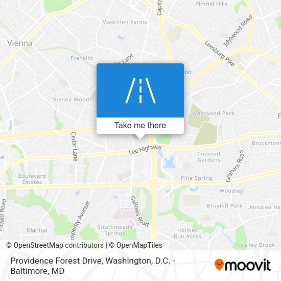 Providence Forest Drive map