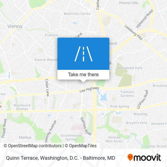 Quinn Terrace map