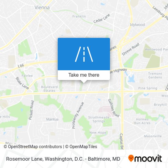 Mapa de Rosemoor Lane