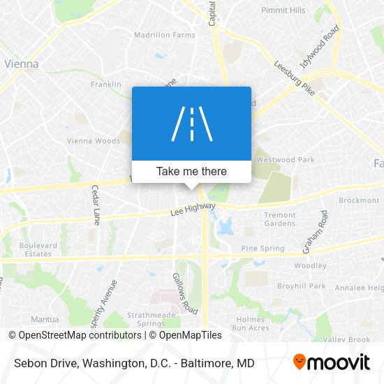 Sebon Drive map